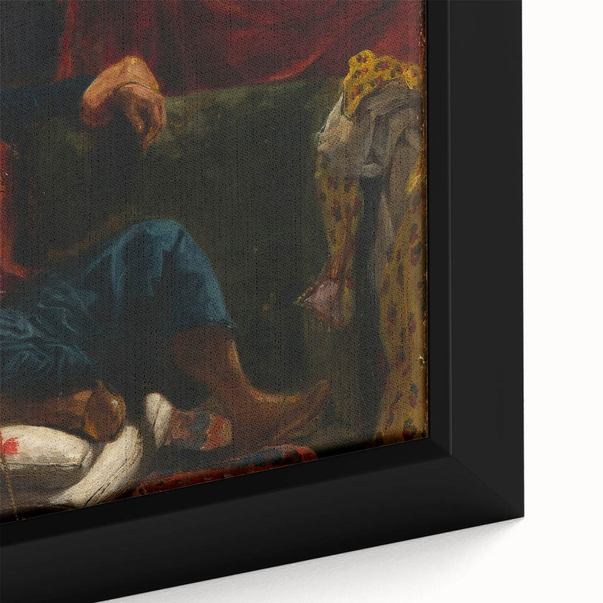 Romanticism Art: The Smoker by Eugène Delacroix