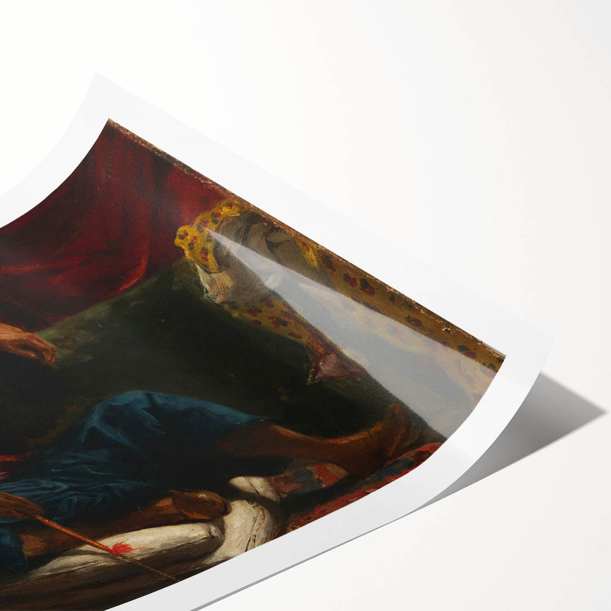 Romanticism Art: The Smoker by Eugène Delacroix