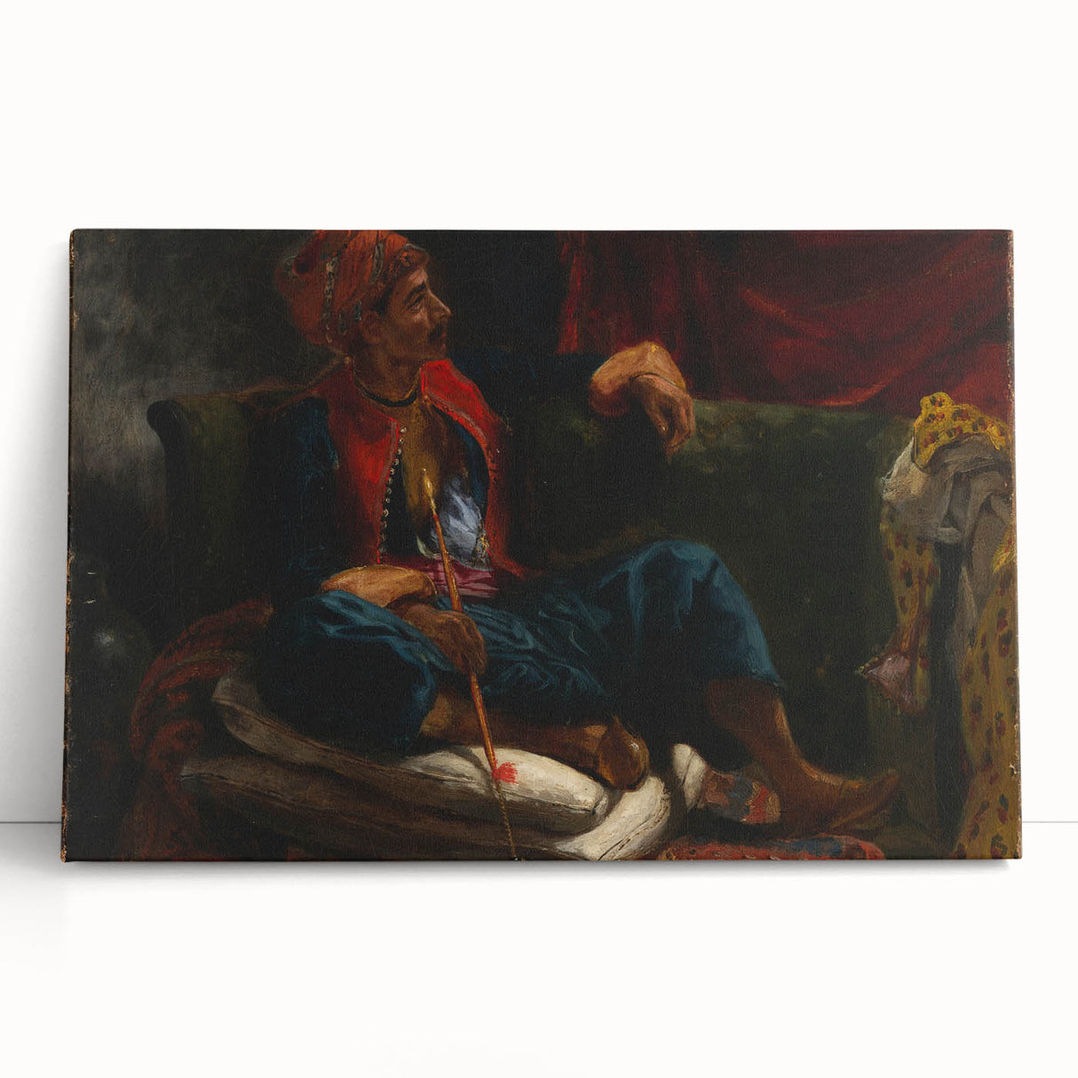 Romanticism Art: The Smoker by Eugène Delacroix