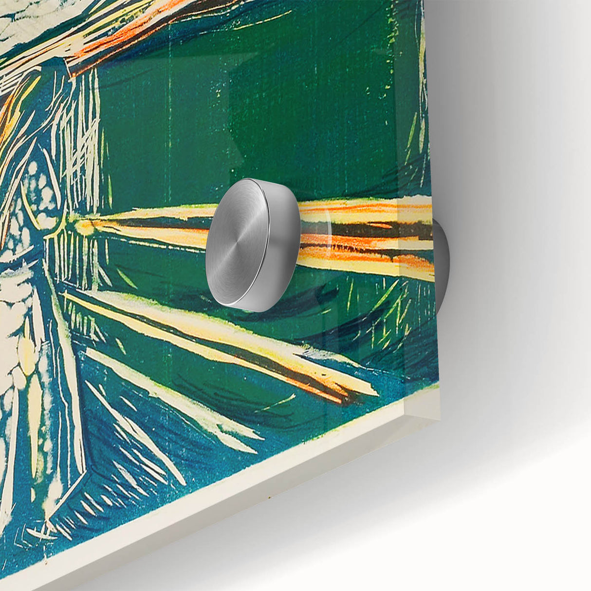 Expressionist Art: The Girls on the Bridge | Vibrant Munch Wall Art