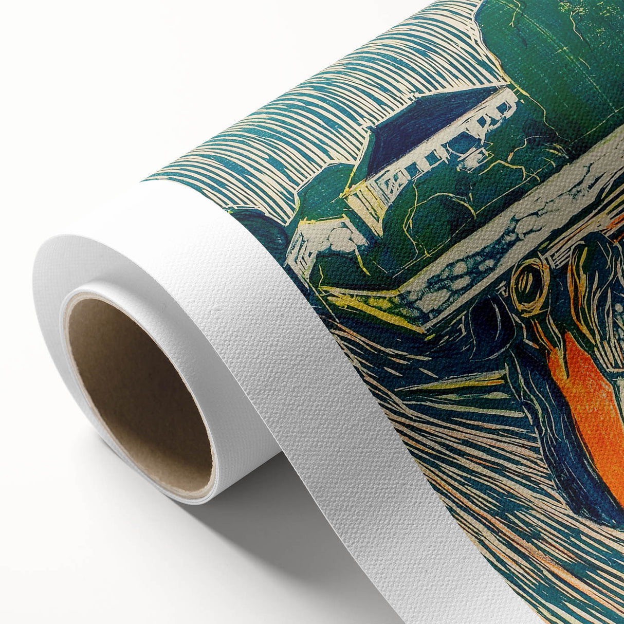 Expressionist Art: The Girls on the Bridge | Vibrant Munch Wall Art