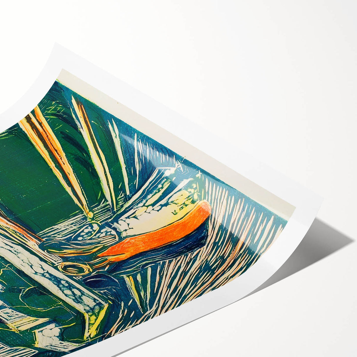 Expressionist Art: The Girls on the Bridge | Vibrant Munch Wall Art