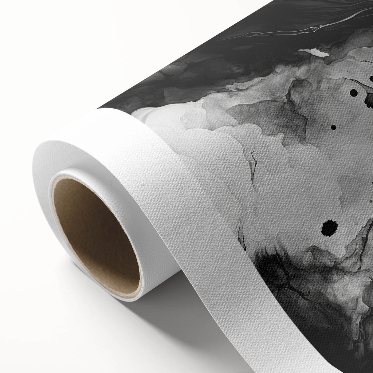 Fluid Black and White Abstract Bedroom Wall Art – Framed & Canvas