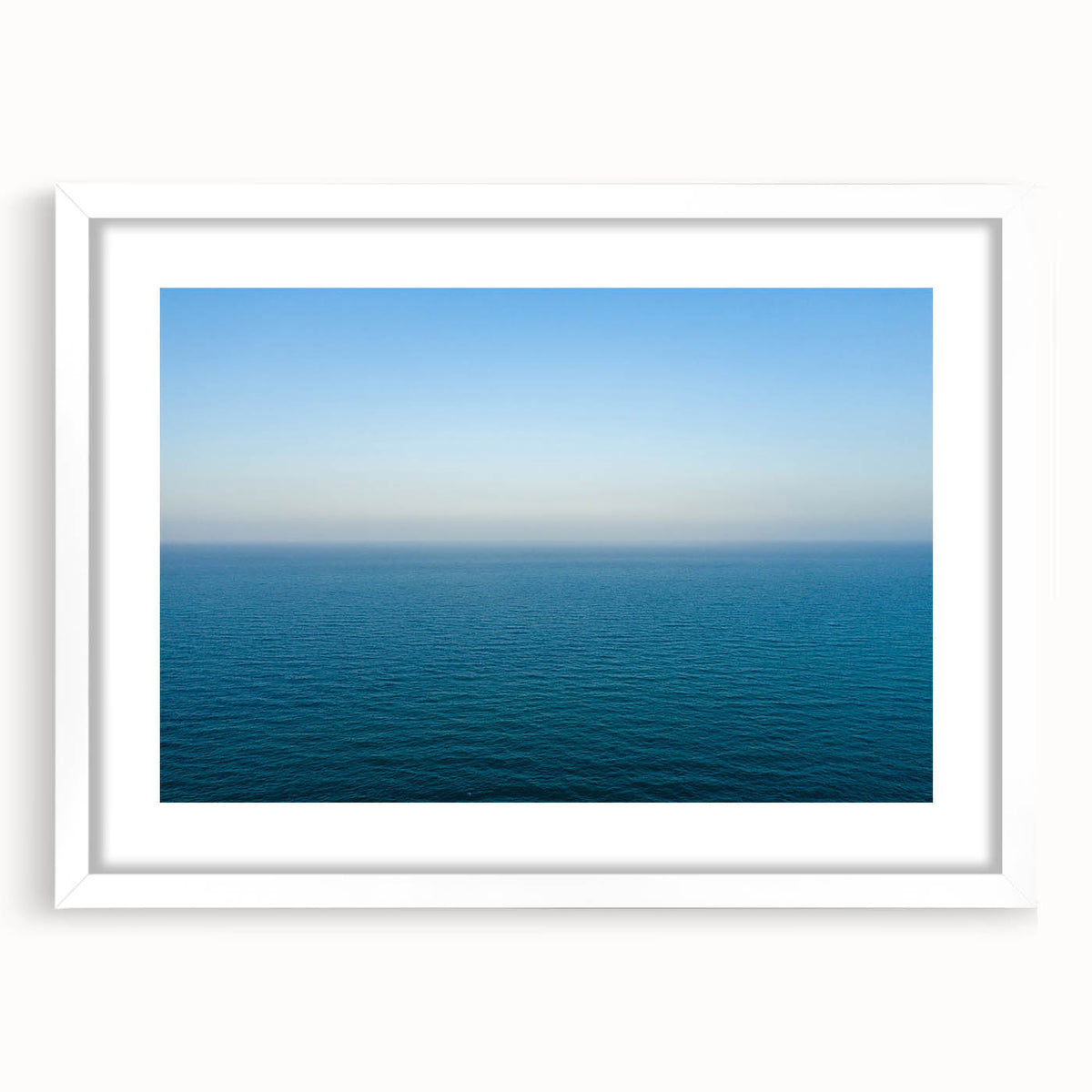 Textured art of abstract European scenery in muted earth tones on a white framed canvas, ideal for bedroom art.