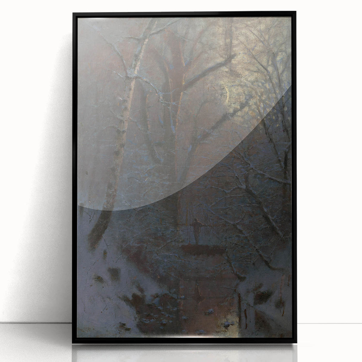 Romanticism Art: Winter by László Mednyánszky