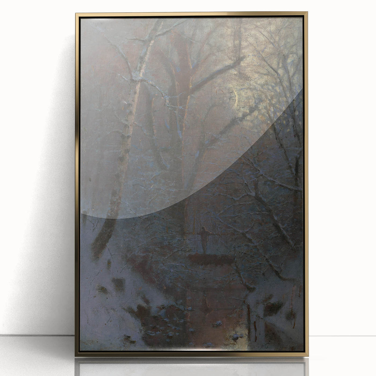 Romanticism Art: Winter by László Mednyánszky