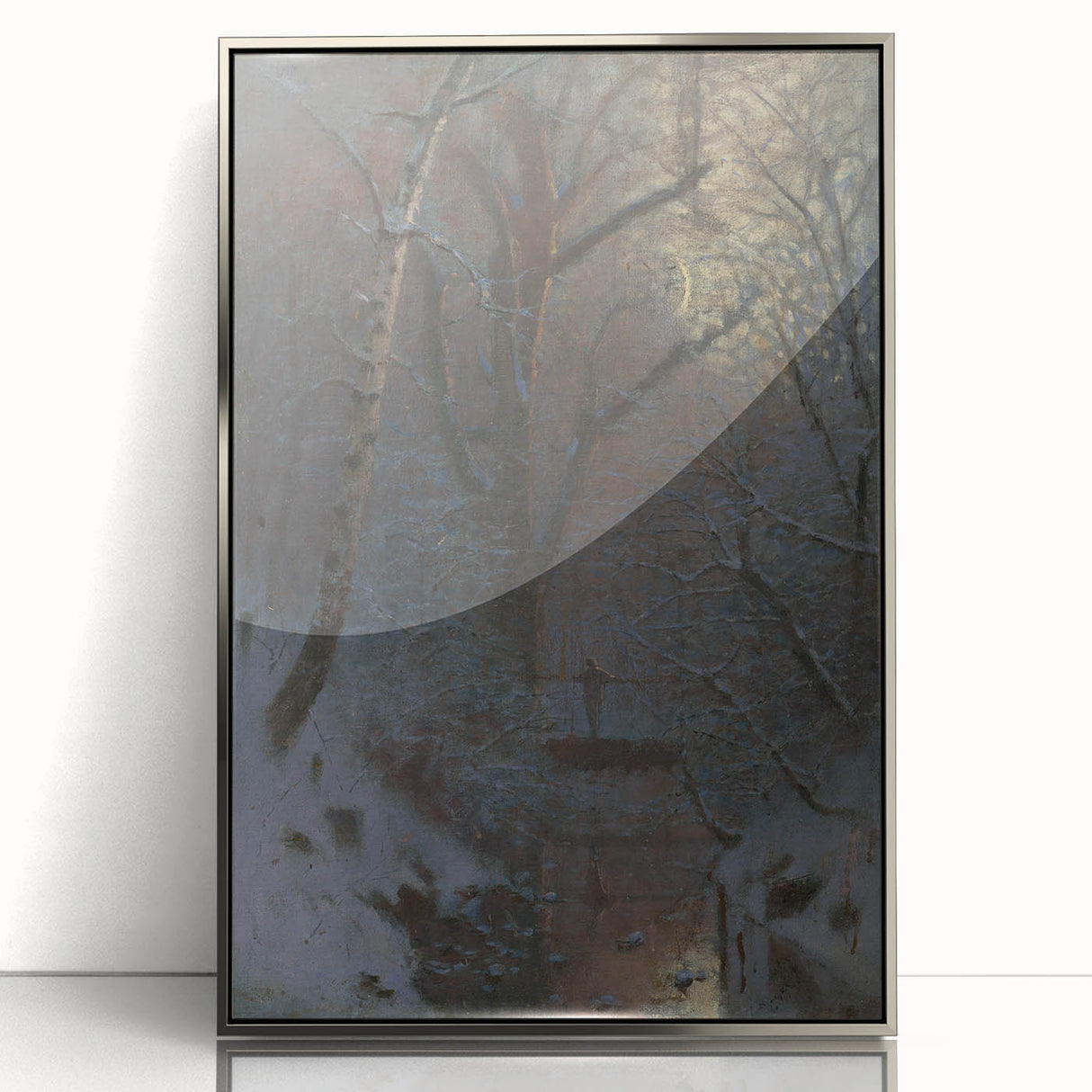 Romanticism Art: Winter by László Mednyánszky