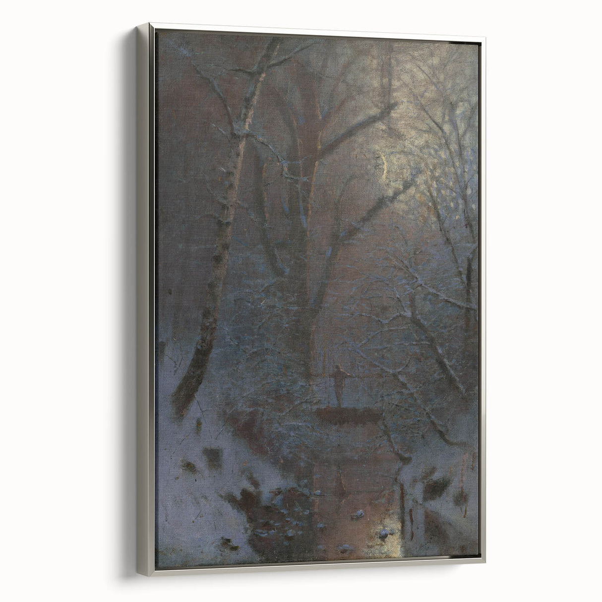 Romanticism Art: Winter by László Mednyánszky