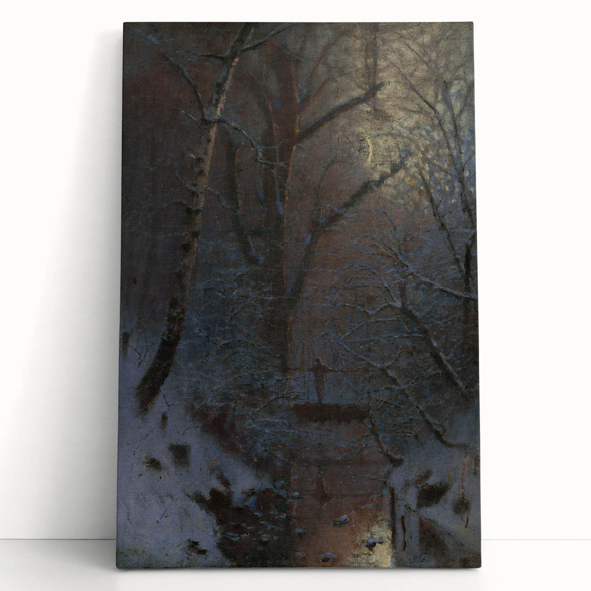 Romanticism Art: Winter by László Mednyánszky