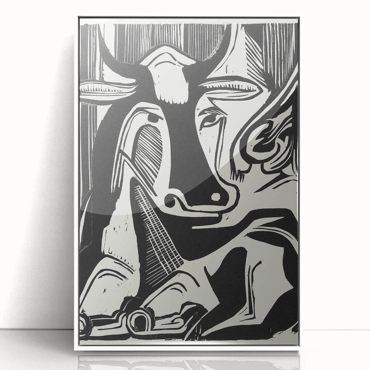 Expressionist Art: The Large Cow Lying Down | Bold Kirchner Print