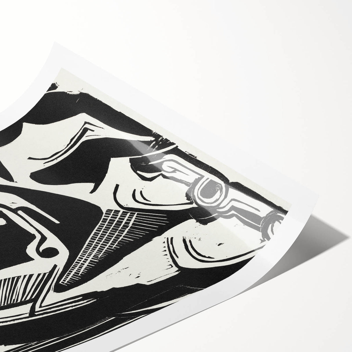 Expressionist Art: The Large Cow Lying Down | Bold Kirchner Print