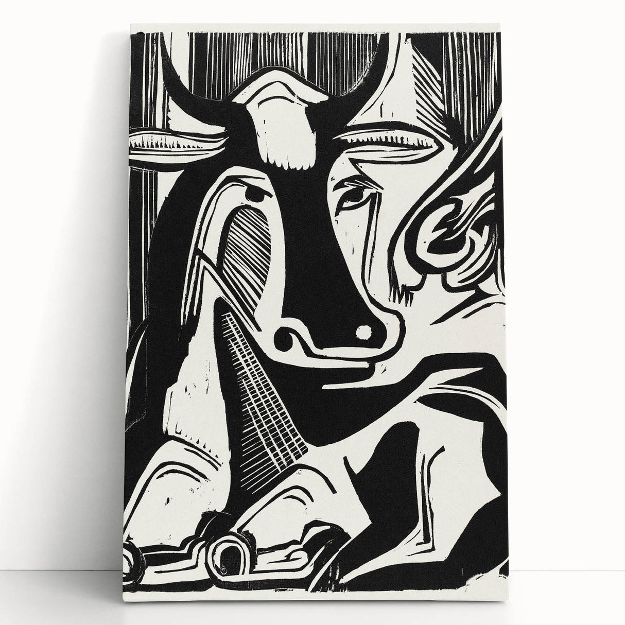 Expressionist Art: The Large Cow Lying Down | Bold Kirchner Print