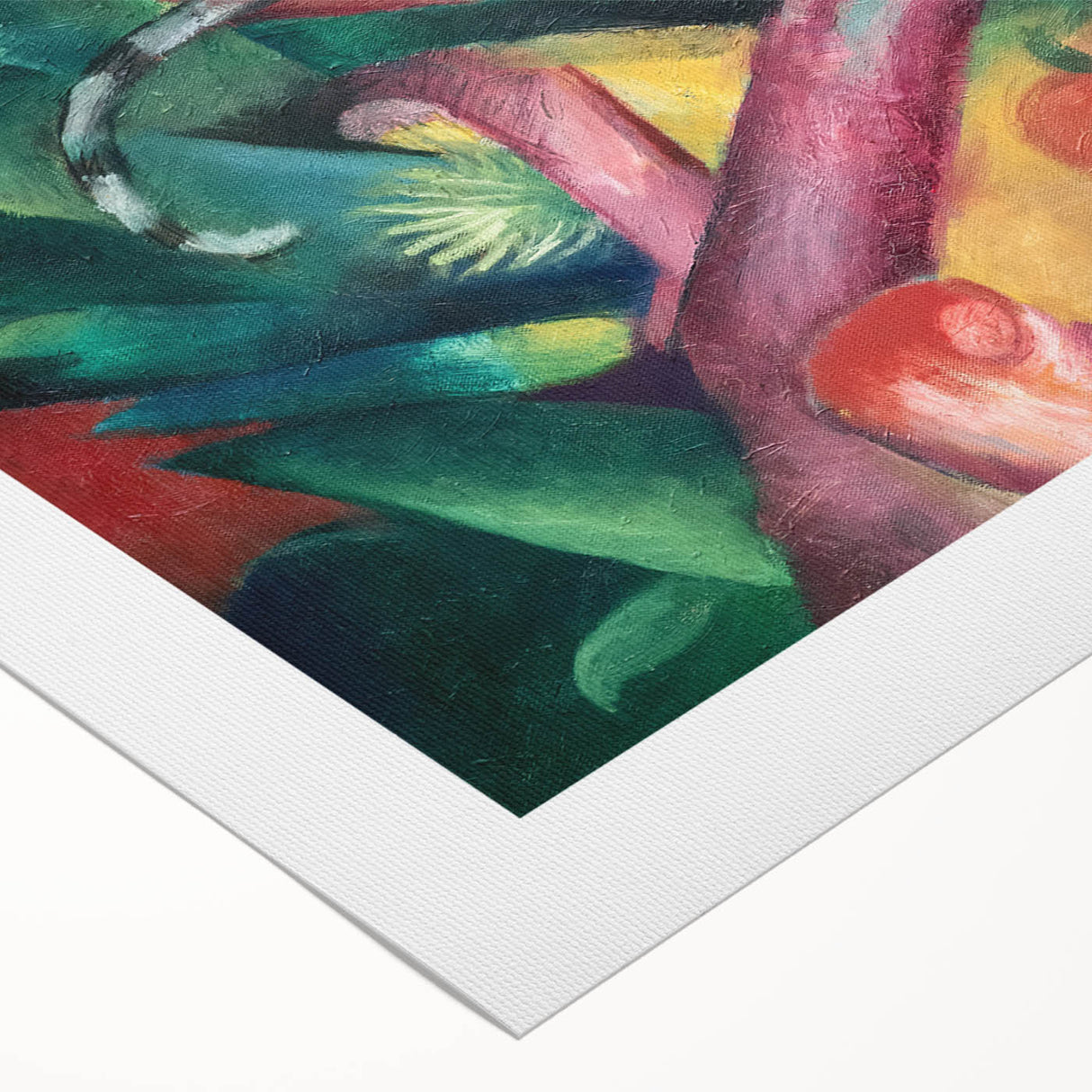 Expressionist Art: The Little Monkey | Vibrant Franz Marc Animal Print