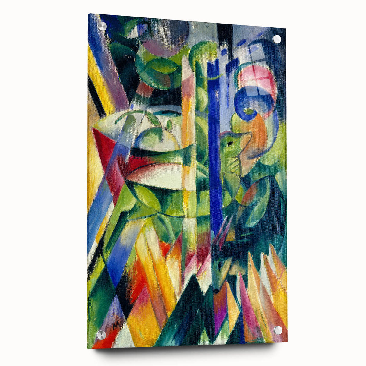 Expressionist Art: The Little Mountain Goats | Vibrant Franz Marc Print