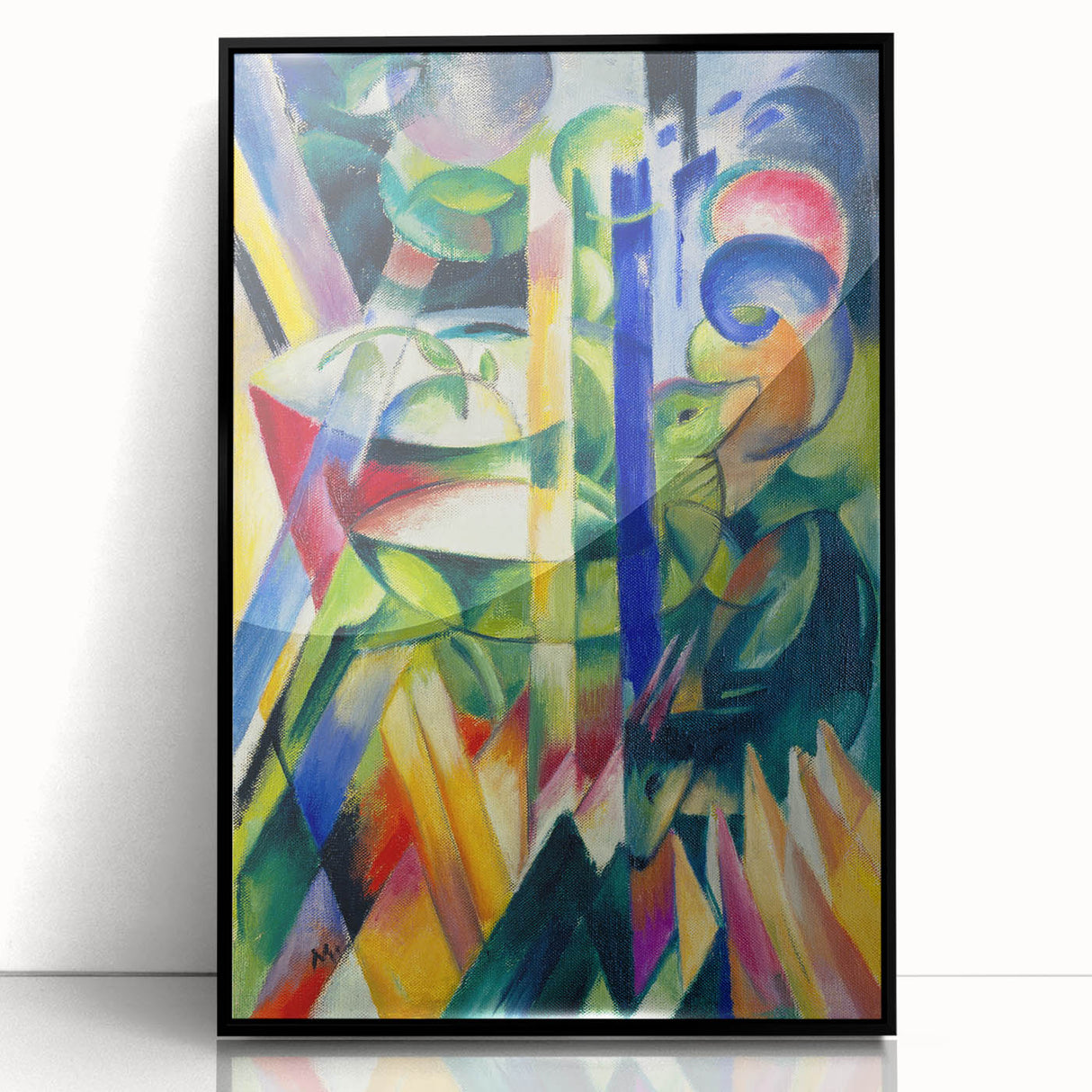 Expressionist Art: The Little Mountain Goats | Vibrant Franz Marc Print