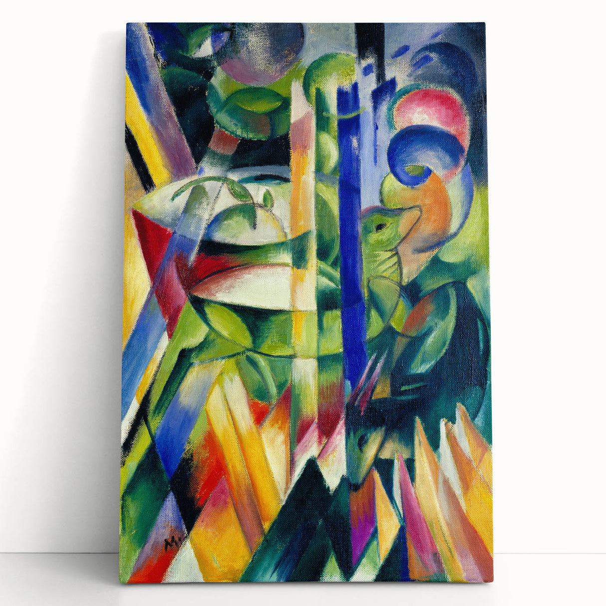Expressionist Art: The Little Mountain Goats | Vibrant Franz Marc Print