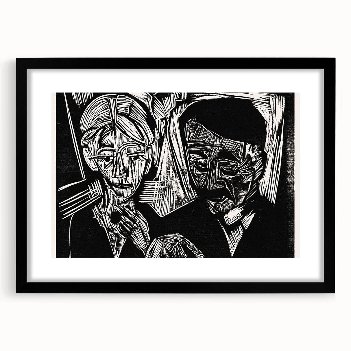 Expressionist Art: The Married Couple Müller | Bold Kirchner Print