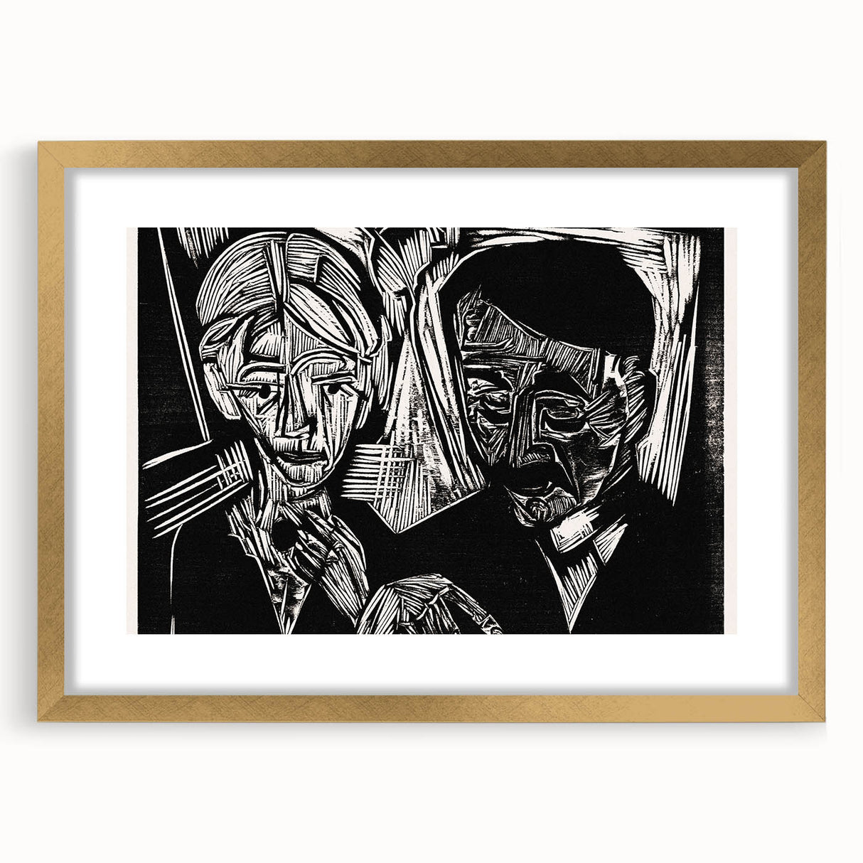 Expressionist Art: The Married Couple Müller | Bold Kirchner Print
