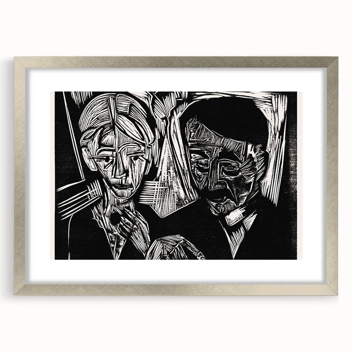 Expressionist Art: The Married Couple Müller | Bold Kirchner Print