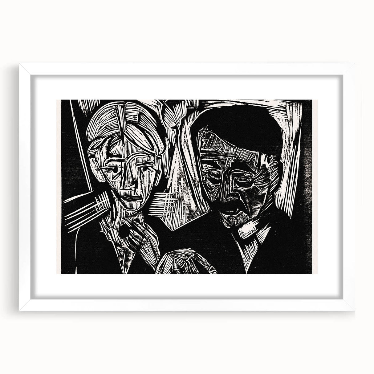 Expressionist Art: The Married Couple Müller | Bold Kirchner Print