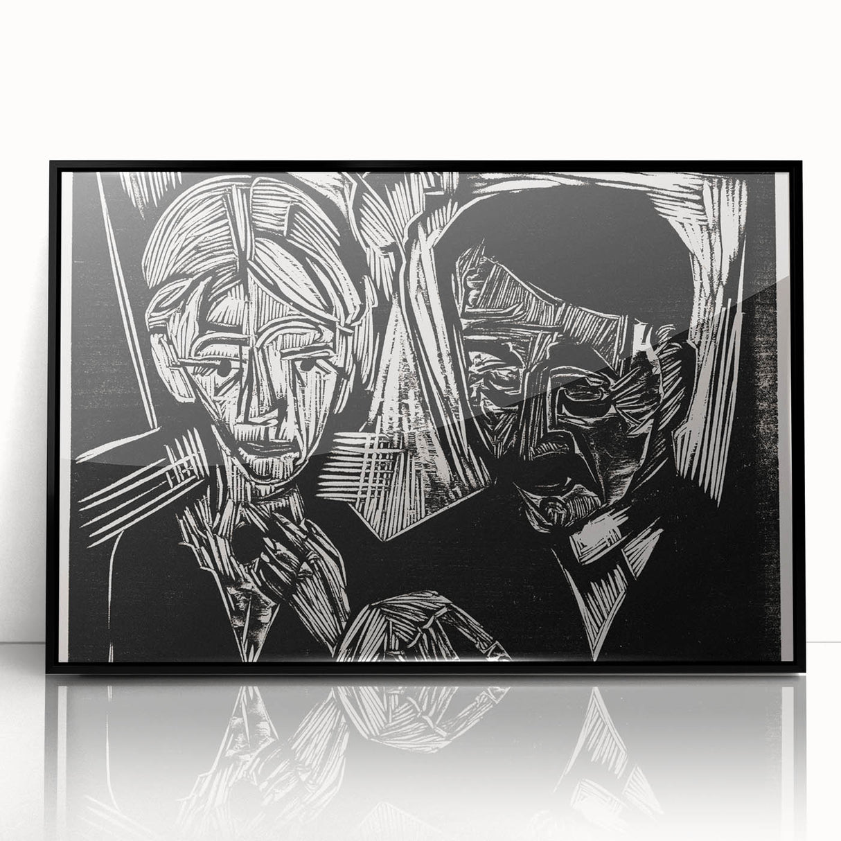 Expressionist Art: The Married Couple Müller | Bold Kirchner Print
