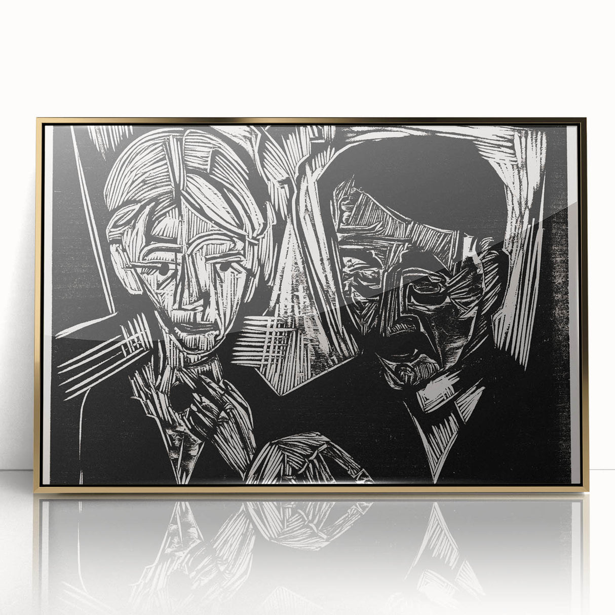 Expressionist Art: The Married Couple Müller | Bold Kirchner Print
