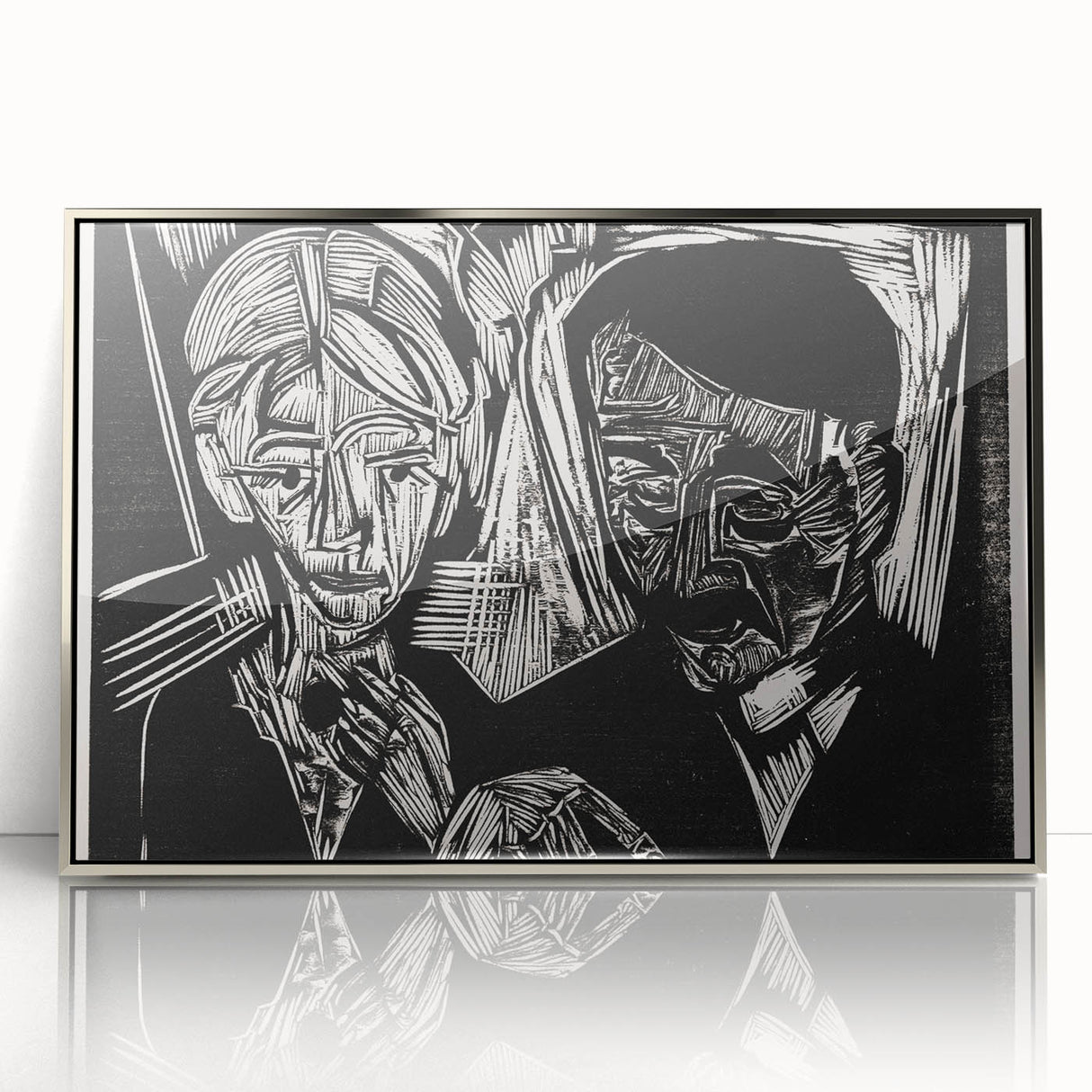 Expressionist Art: The Married Couple Müller | Bold Kirchner Print