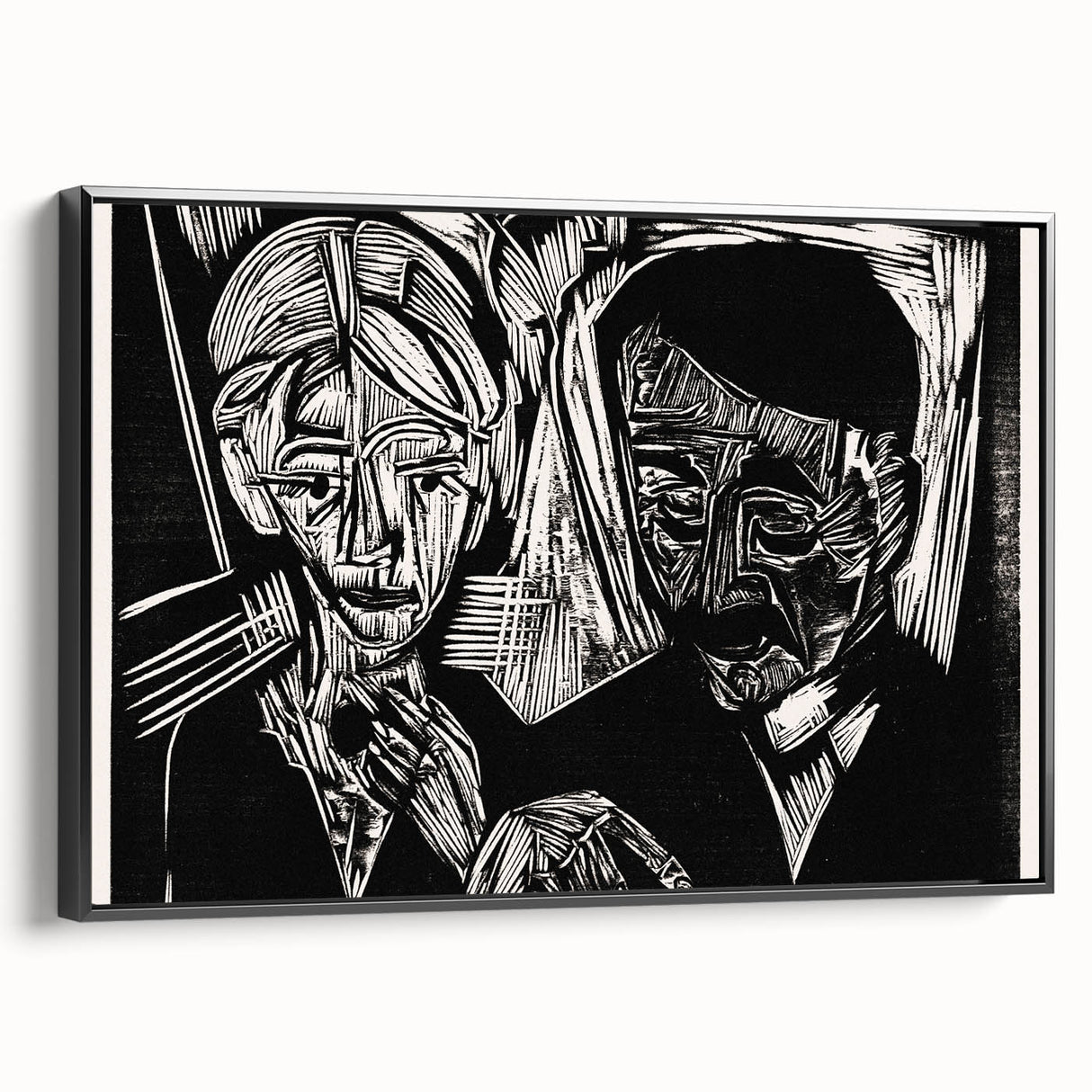 Expressionist Art: The Married Couple Müller | Bold Kirchner Print
