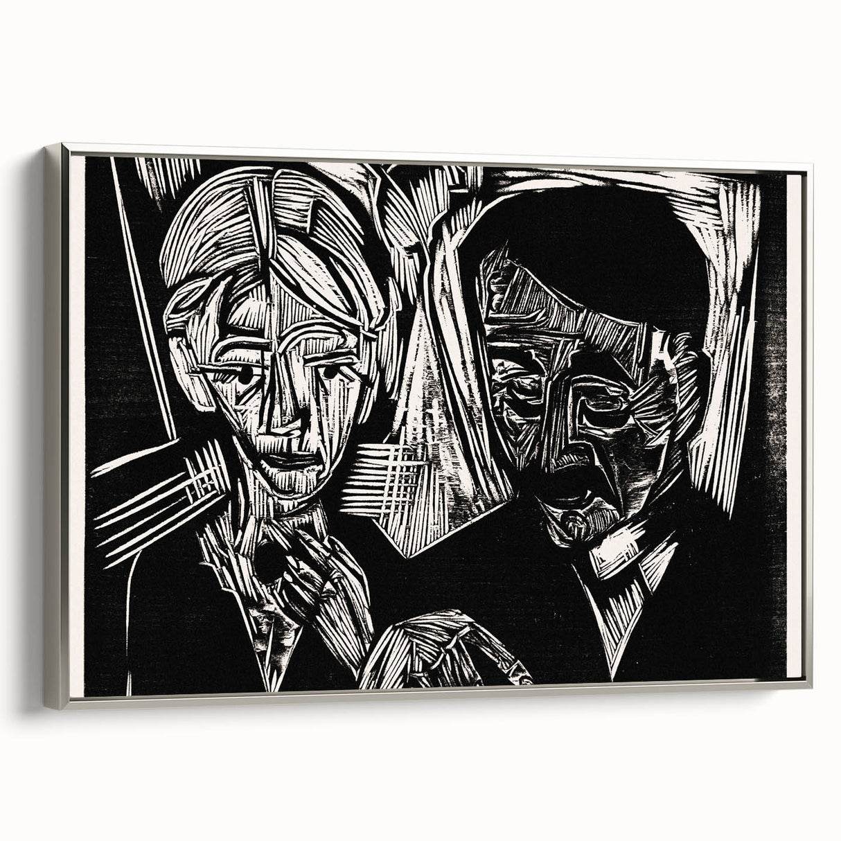 Expressionist Art: The Married Couple Müller | Bold Kirchner Print