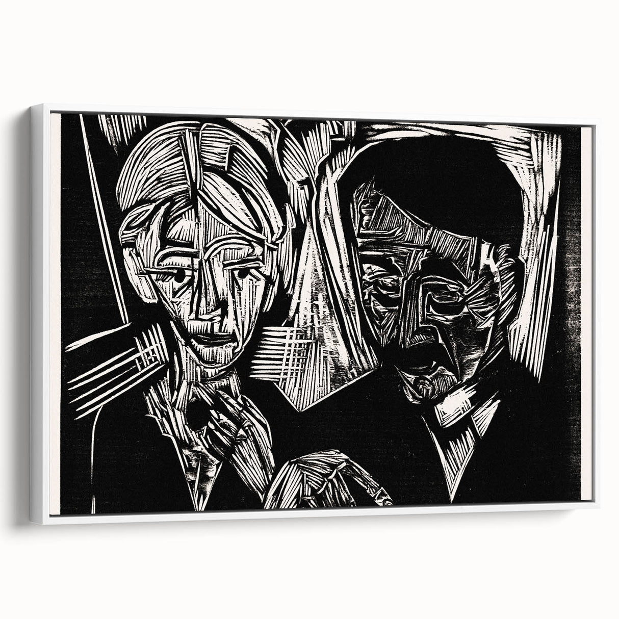 Expressionist Art: The Married Couple Müller | Bold Kirchner Print