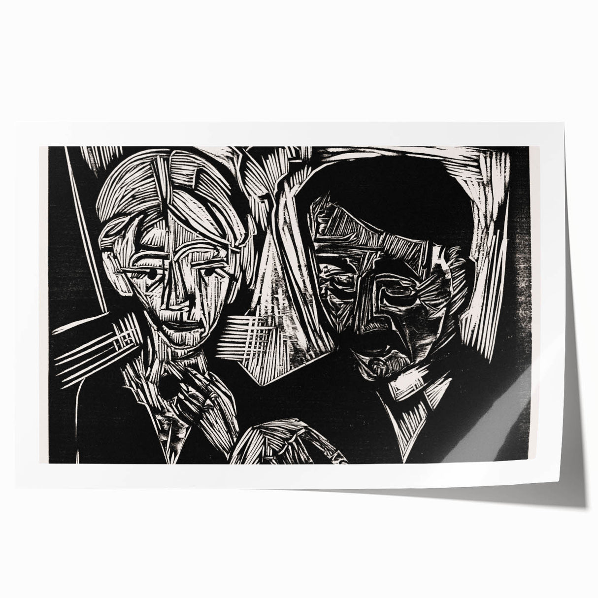 Expressionist Art: The Married Couple Müller | Bold Kirchner Print