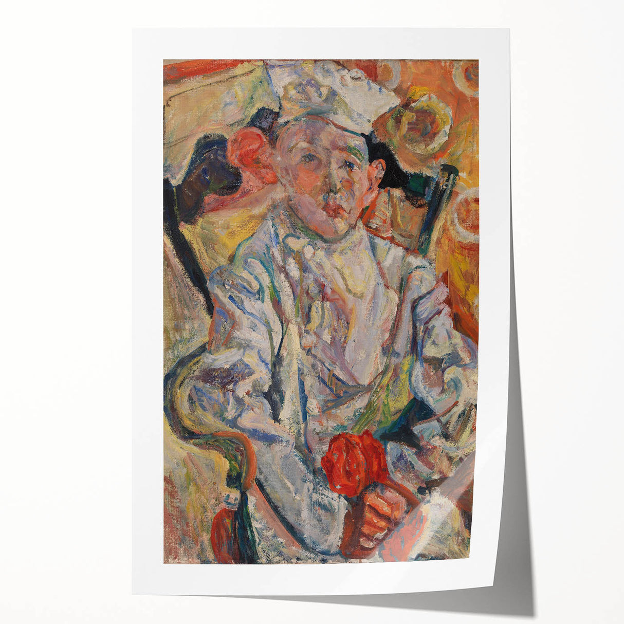 Expressionist Art: The Pastry Chef | Vibrant Chaim Soutine Portrait