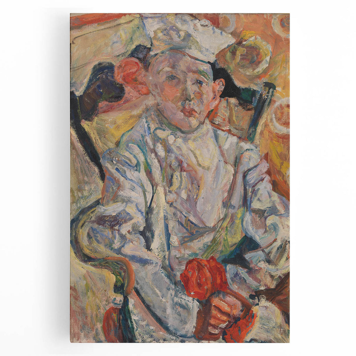 Expressionist Art: The Pastry Chef | Vibrant Chaim Soutine Portrait