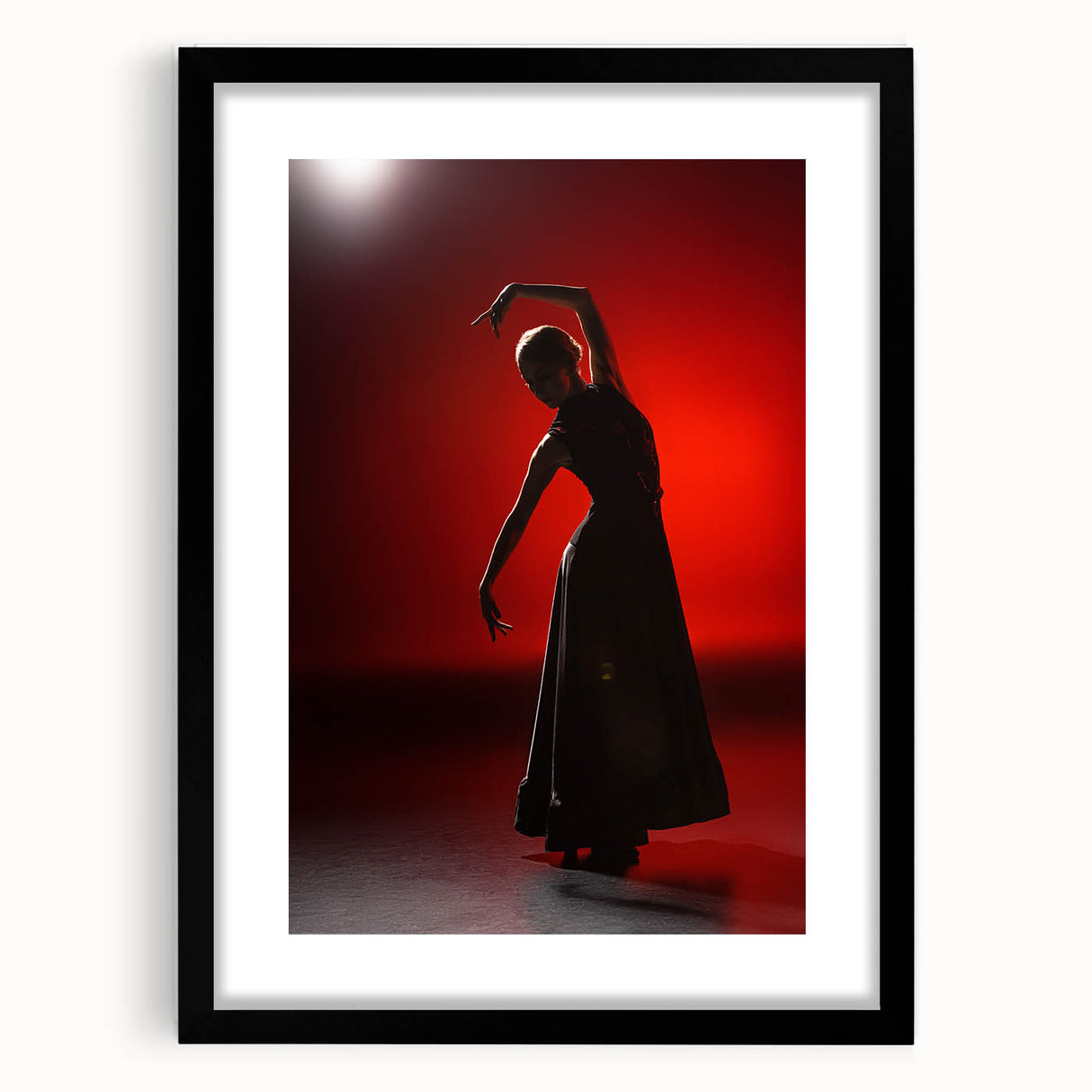 Passion in Shadow – Emotional Wall Art in Silhouette Photography