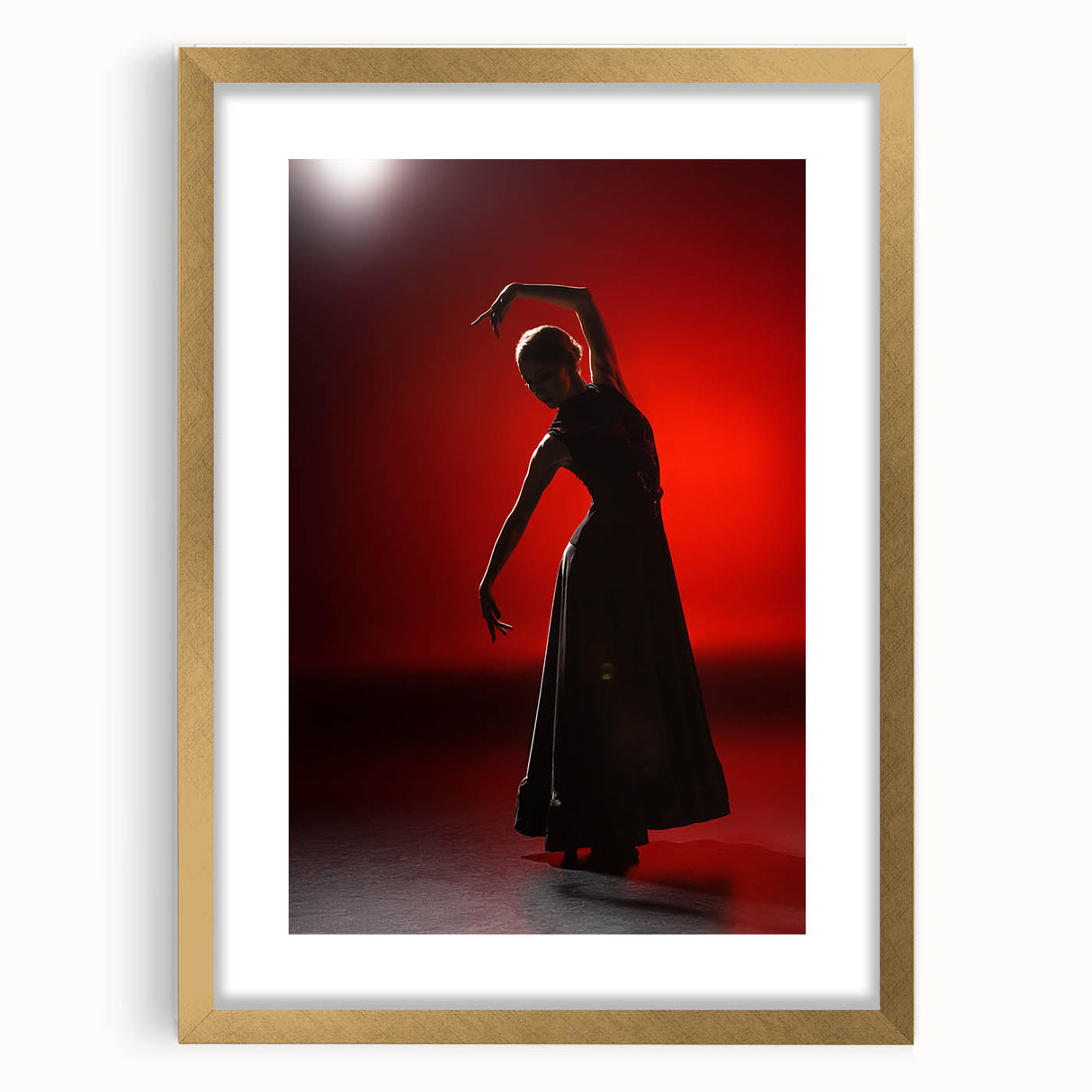 Passion in Shadow – Emotional Wall Art in Silhouette Photography