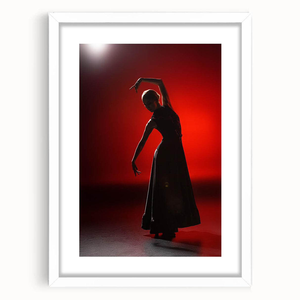 Passion in Shadow – Emotional Wall Art in Silhouette Photography