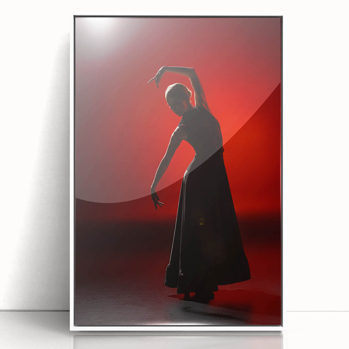 Passion in Shadow – Emotional Wall Art in Silhouette Photography