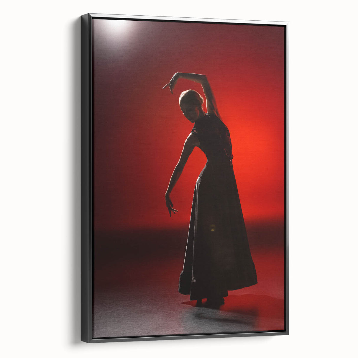 Passion in Shadow – Emotional Wall Art in Silhouette Photography