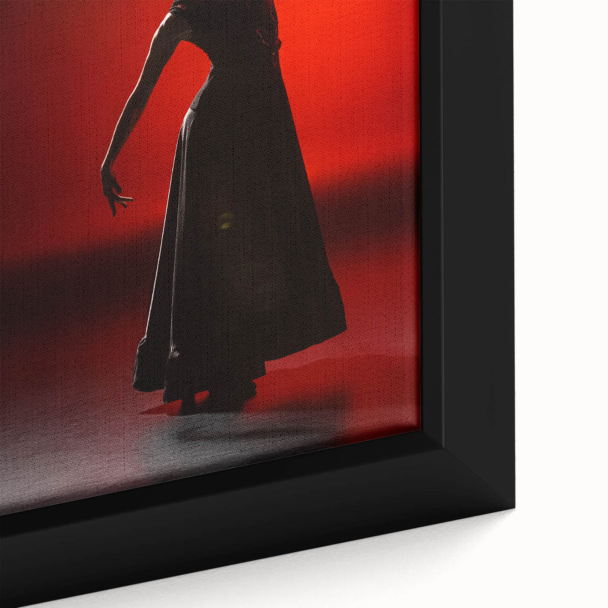 Passion in Shadow – Emotional Wall Art in Silhouette Photography