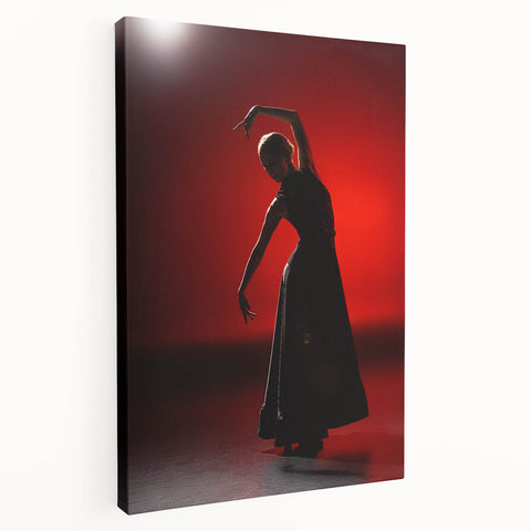 Passion in Shadow – Emotional Wall Art in Silhouette Photography