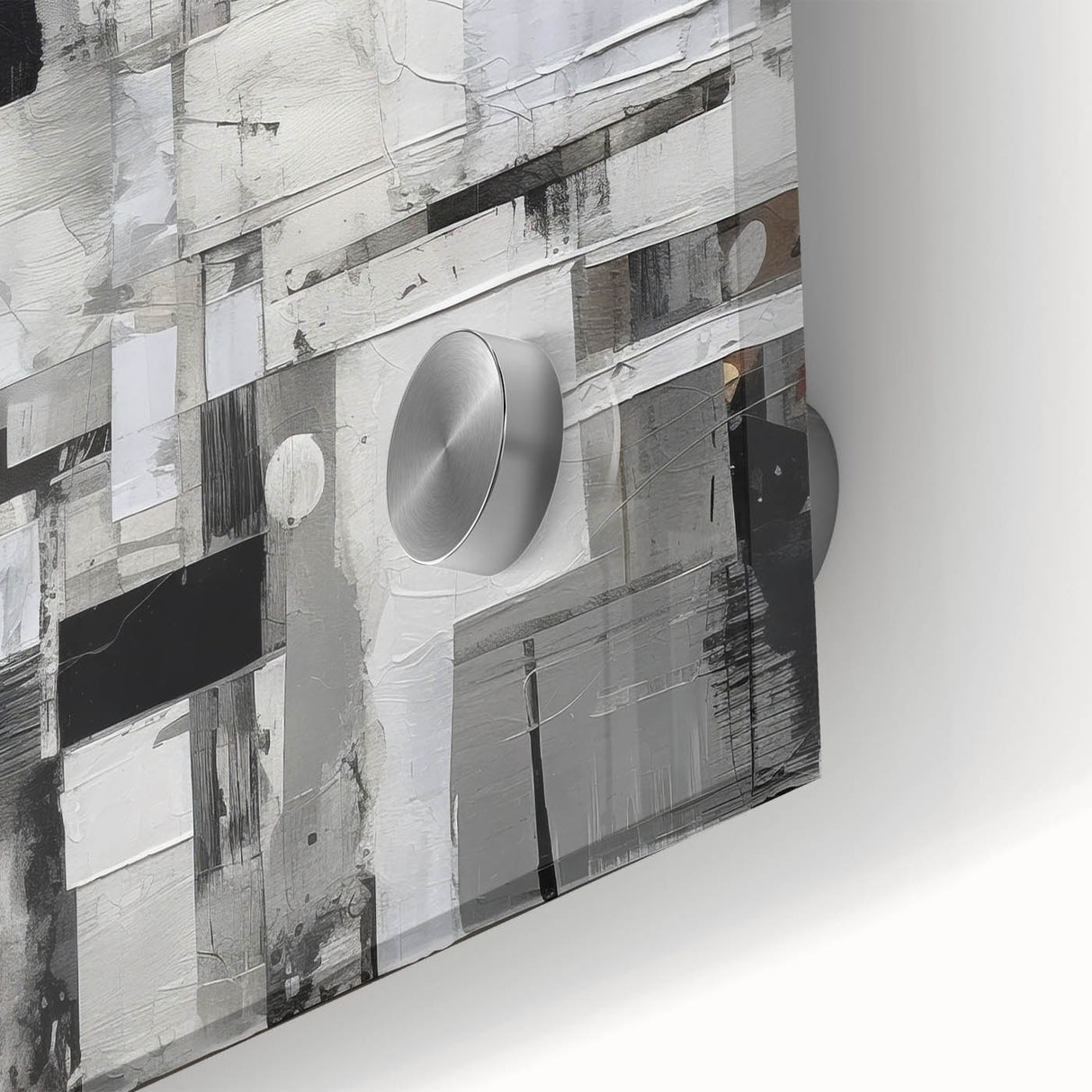 Geometric Black and White Abstract Bedroom Wall Art – Framed & Canvas