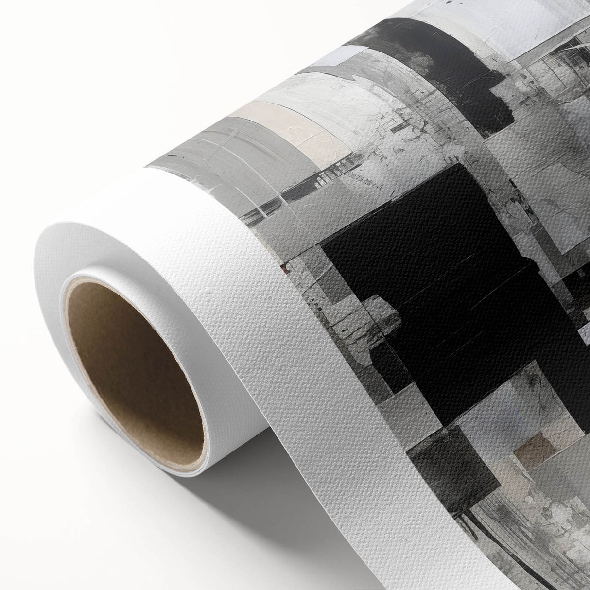 Geometric Black and White Abstract Bedroom Wall Art – Framed & Canvas