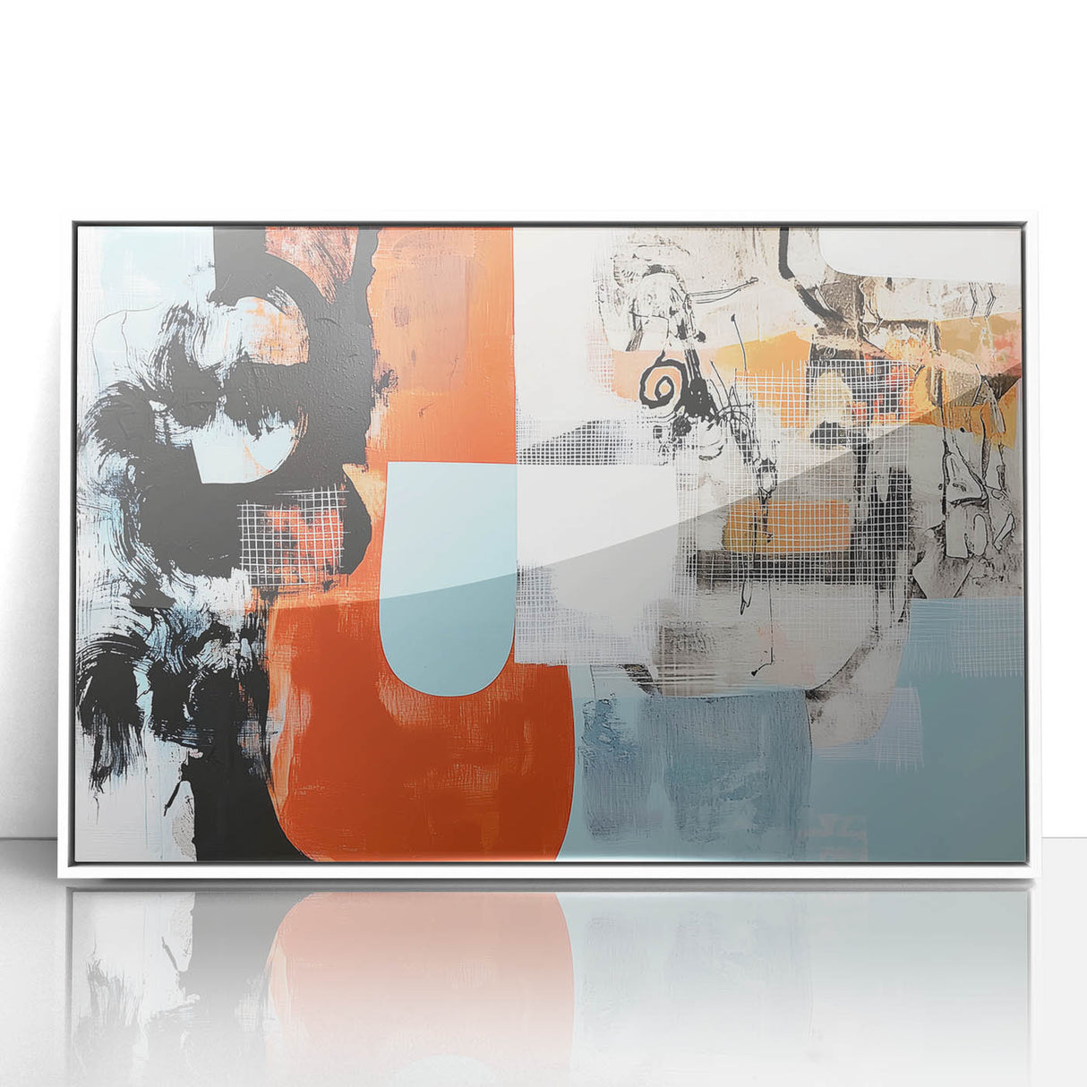 Modern Office Art - Abstract Corporate Wall Decor Canvas Print