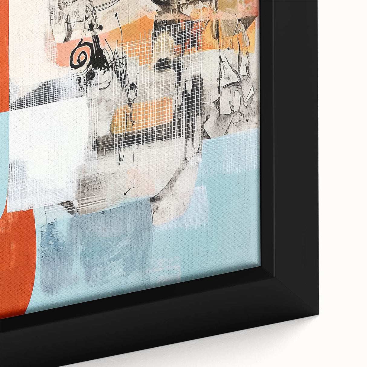 Modern Office Art - Abstract Corporate Wall Decor Canvas Print