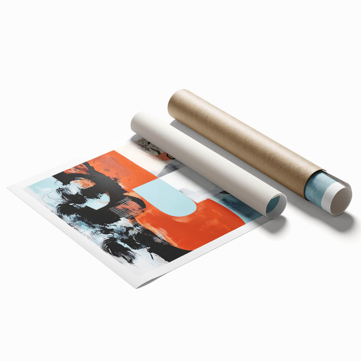 Modern Office Art - Abstract Corporate Wall Decor Canvas Print