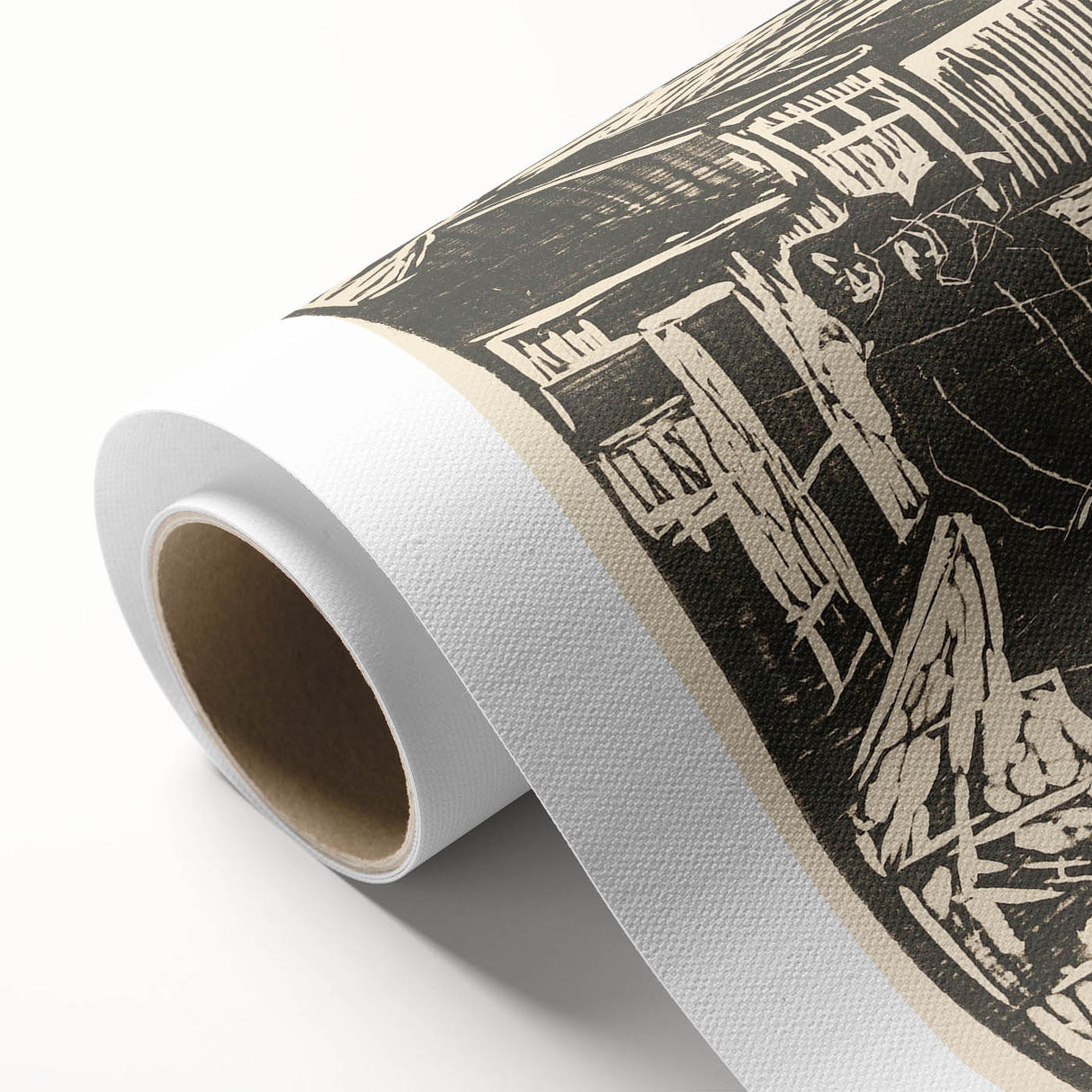 Expressionist Art: The Pretenders | Bold Edvard Munch Black Print