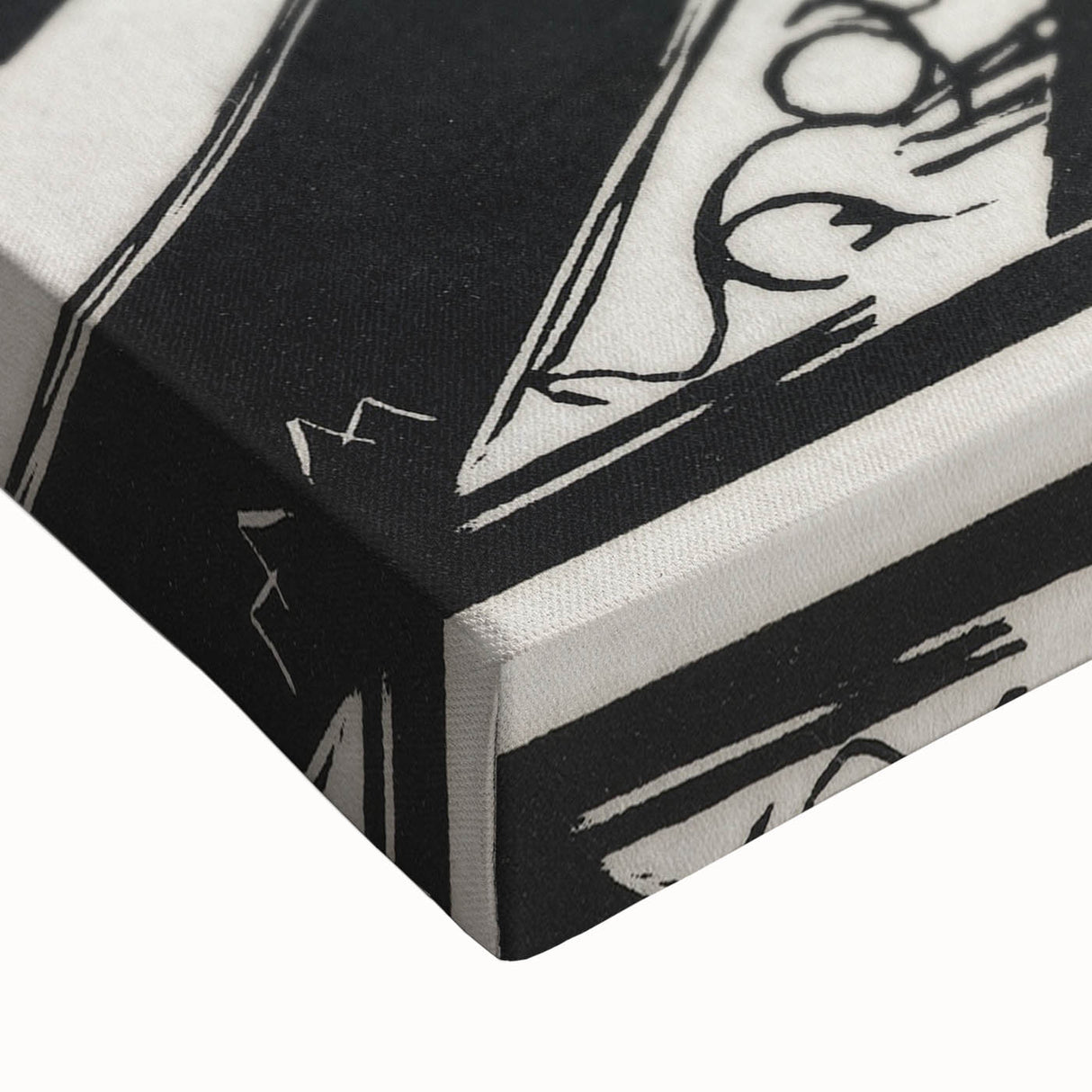 Expressionist Art: The Riding School | Bold Franz Marc Black Print