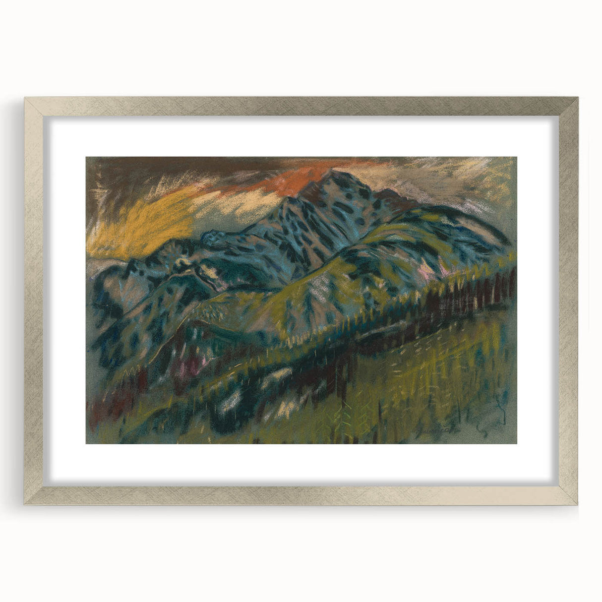 Expressionist Art: The Roháče Mountains | Vibrant Scenic Landscape