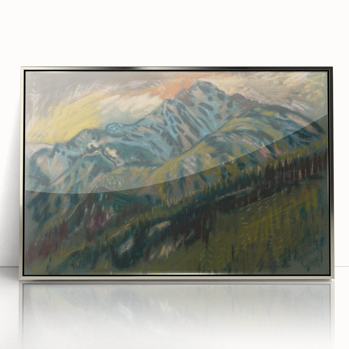 Expressionist Art: The Roháče Mountains | Vibrant Scenic Landscape