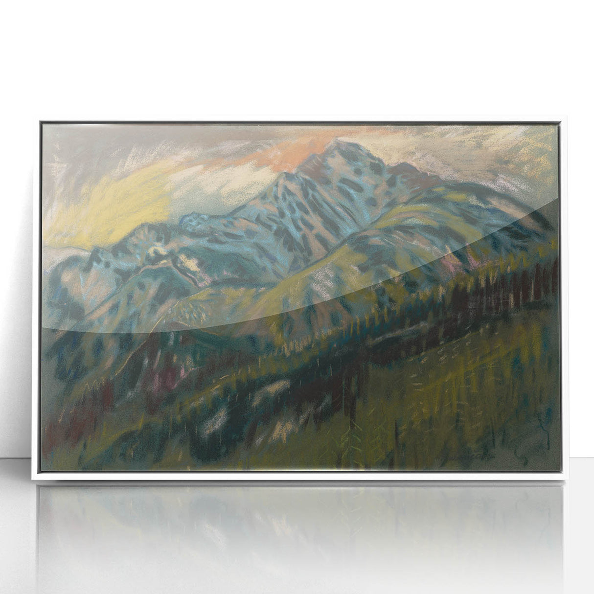 Expressionist Art: The Roháče Mountains | Vibrant Scenic Landscape